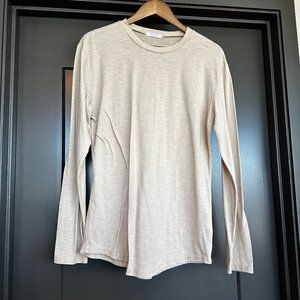 Men's Casual Long sleeve - Size: S, Color: Tan